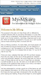 Mobile Screenshot of my-ms.org