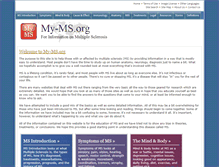 Tablet Screenshot of my-ms.org